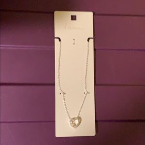 nwt! “i am” heart necklace